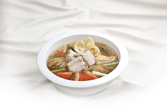 canh sườn cải chua