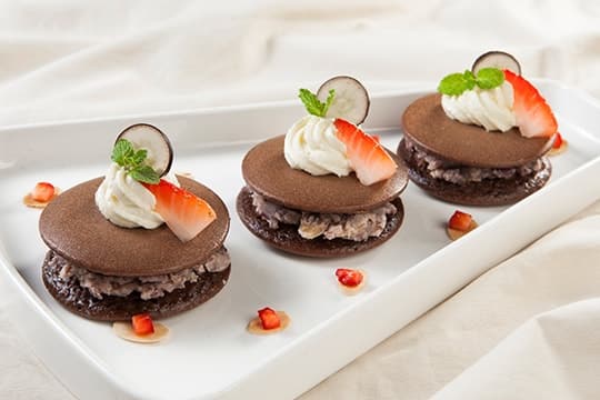 Bánh rán chocolate đậu đỏ