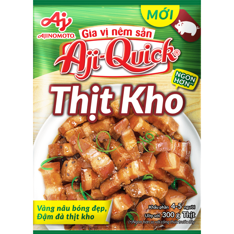 Gia vị nêm sẵn Aji-Quick® Thịt Kho