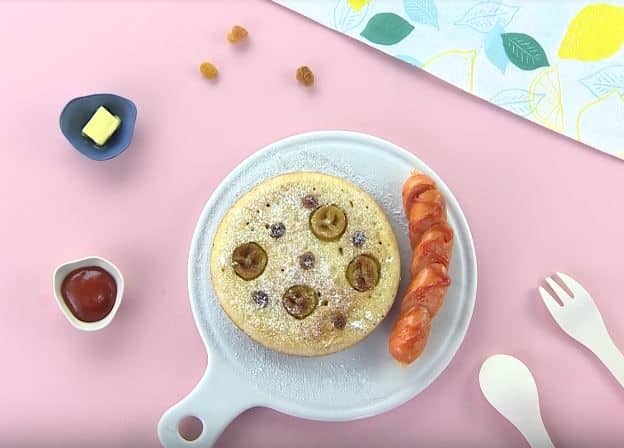 Pancake chuối xúc xích – Bữa sáng năm mới tràn đầy năng lượng