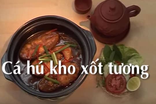 Cá hú kho xốt tương