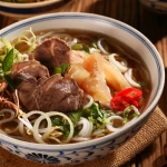 Bún bò gân