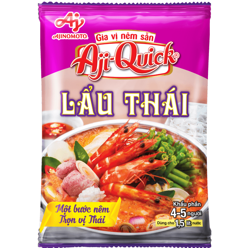 Gia vị nêm sẵn Aji-Quick® Lẩu Thái