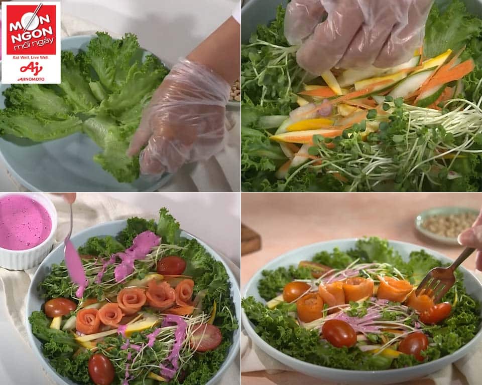 Những cách làm món salad cá hồi siêu ngon không thể bỏ lỡ